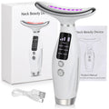 Appareil de Massage LED Visage & Cou – 7 Couleurs, Chauffant, Rechargeable USB | Anti-Âge & Raffermissant
